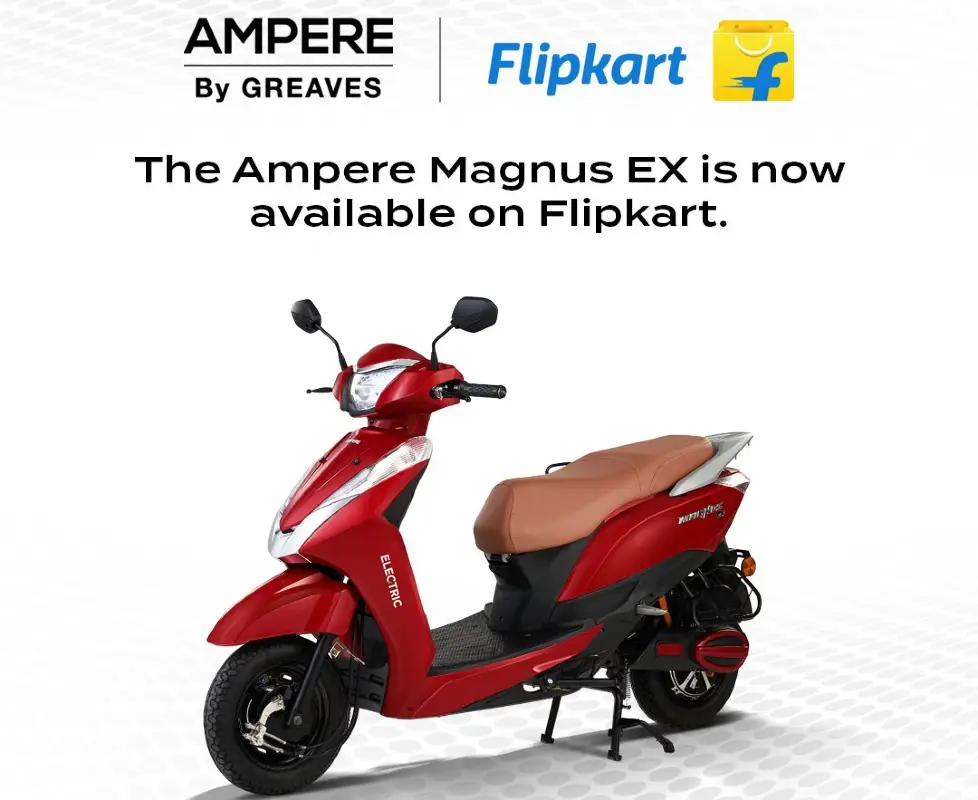 Ampere electric scooters are now available on Flipkart.