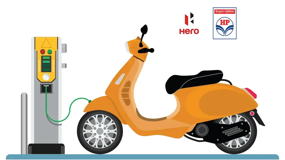 Hero MotoCorp to install EV charging stations at Hindustan Petroleum petrol pumps.
