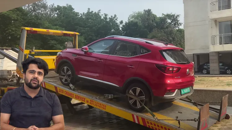 Youtuber Sahil Khanna shares his bad experience with the MG ZS EV.