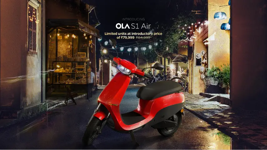 Ola Electric launches S1 Air, its most affordable electric scooter