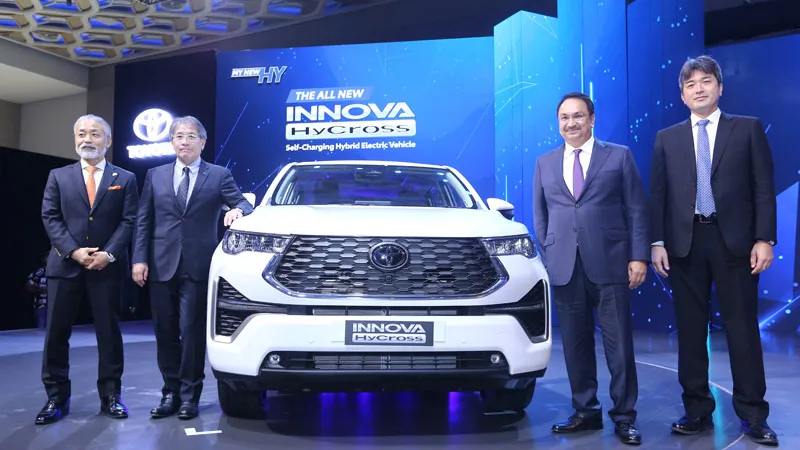 Toyota announces price of the Innova HyCross Hybrid EV.