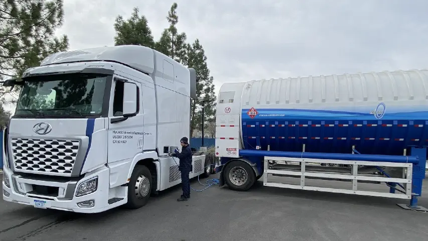 FirstElement Fuel partners with Hyundai to fuel and test XCIENT Fuel Cell Heavy Duty trucks in California.