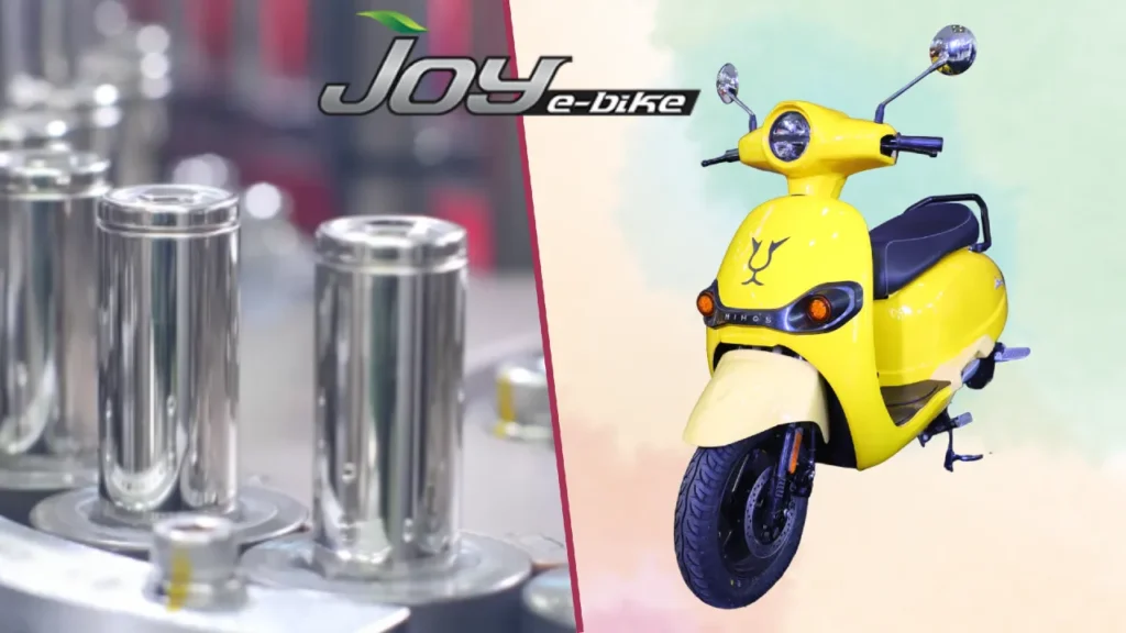 Joy e-bike starts Li-ion battery assembly line with a capacity of 1 GWh in Vadodara, Gujarat.