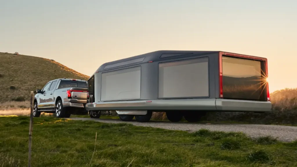 Lightship unveils L1, the first all-electric, self-propelled travel trailer.