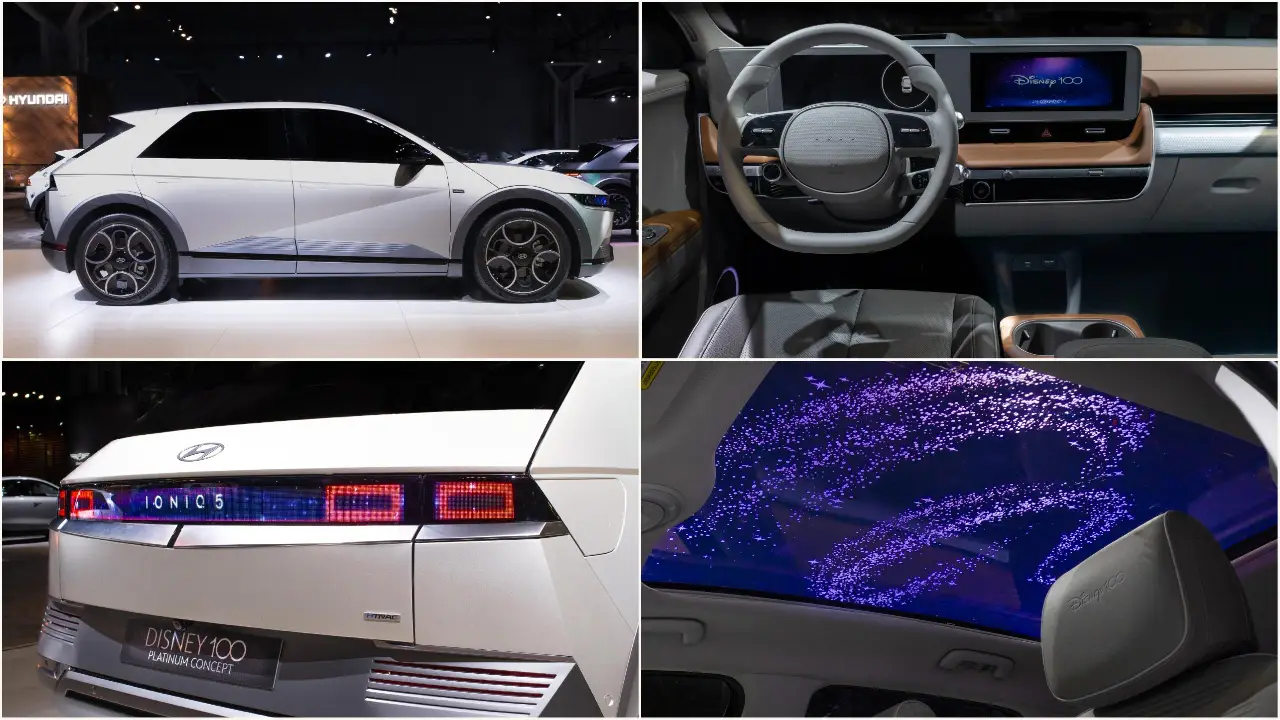 Hyundai unveils IONIQ 5 Disney100 Platinum concept - Electrikez